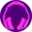 casque rose:violet